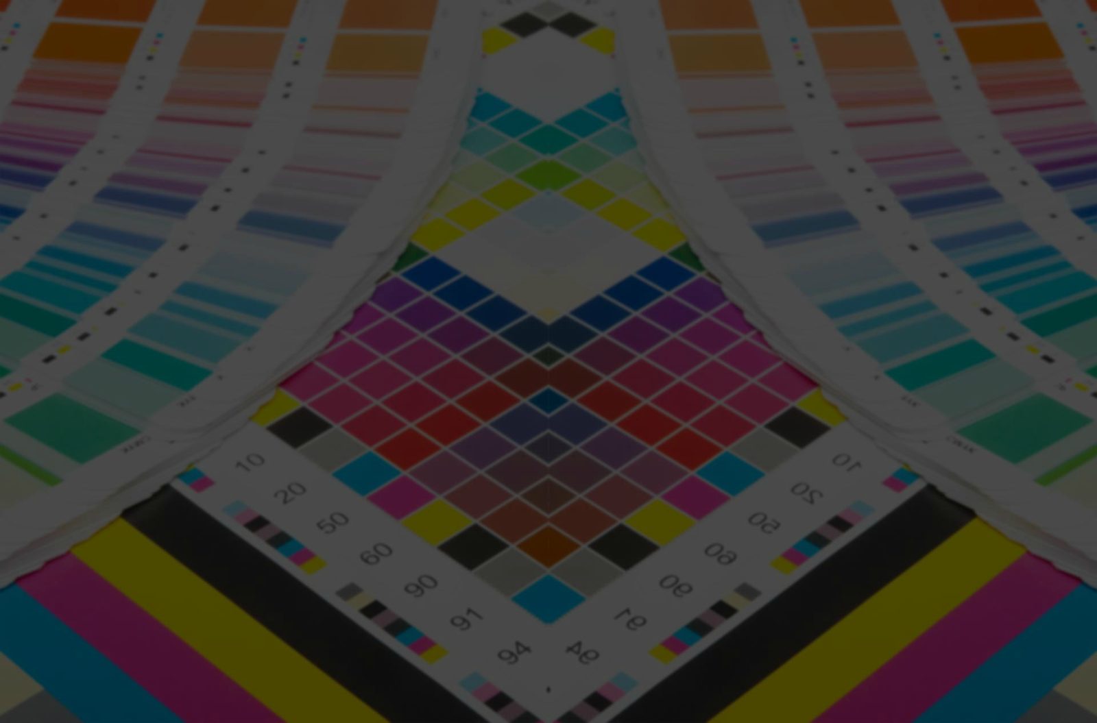 Colour calibration press sheet